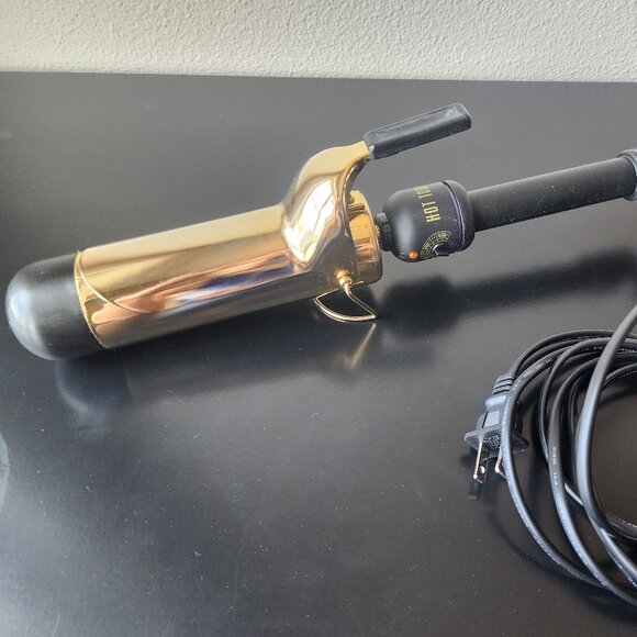 HOT TOOLS Pro Artist 24K Gold Jumbo 2" Curling Iron with Multi-Heat Control - Picture 1 of 5